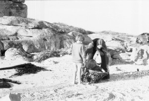 Elaine with the boys