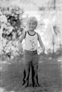 Dougal in his new clothes