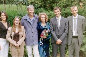 Us with Bill's children