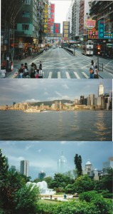 Hong Kong island skyline