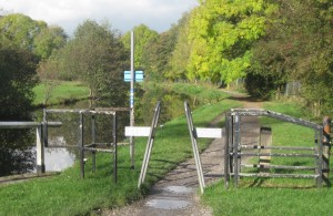 The path by the Leeds Liverpool canal