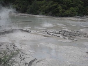 Boiling mud lake