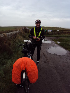 Setting off in the wet